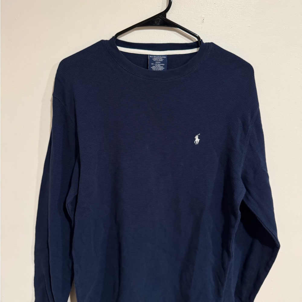 Polo Ralph Lauren Navy Blue Long Sleeve Shirt